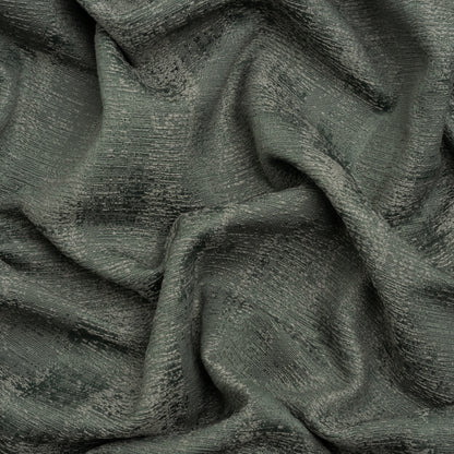 Abstract Textures Recycled Polyester and Cotton Drapery Jacquard - Ocean - British Imported