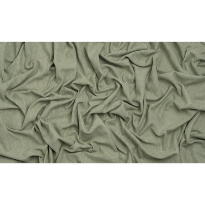 Linen Look Recycled Polyester and Cotton Woven - Eucalyptus - British Imported Full
