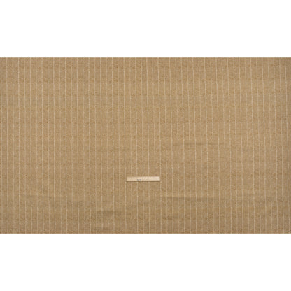 Brushed Cotton and Linen Canvas - Cider Painterly Herringbone - British Imported Full