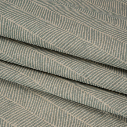 Brushed Cotton and Linen Canvas - Seasalt Painterly Herringbone - British Imported Folded