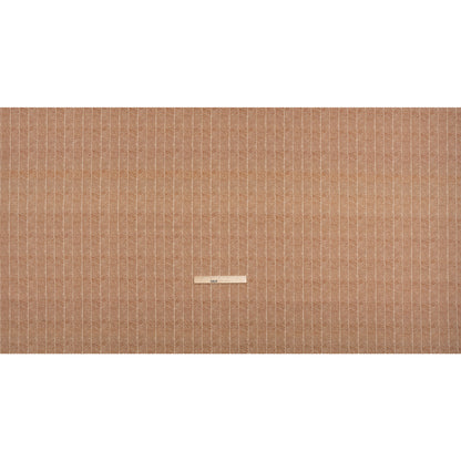 Brushed Cotton and Linen Canvas - Spice Painterly Herringbone - British Imported Full