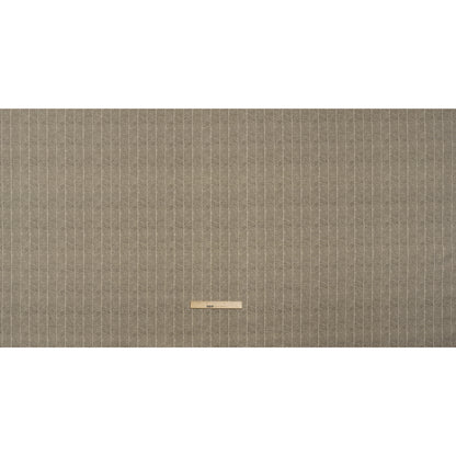 Brushed Cotton and Linen Canvas - Truffle Painterly Herringbone - British Imported Full