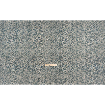 Brushed Cotton and Linen Canvas - Indigo Little Vines - British Imported Full