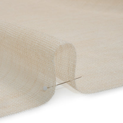 Mesh Drapery Sheers Fabric 118" - Linen - British Imported Detail