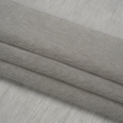 Mesh Drapery Sheers Fabric 118" - Pebble - British Imported Folded