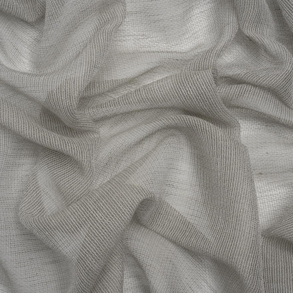 Mesh Drapery Sheers Fabric 118" - Pebble - British Imported