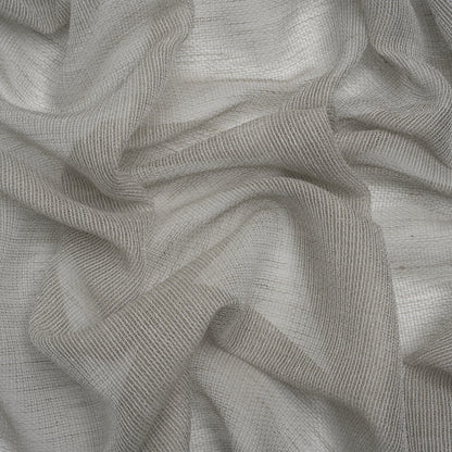 Mesh Drapery Sheers Fabric 118" - Pebble - British Imported