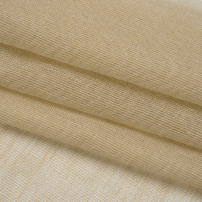 Mesh Drapery Sheers Fabric 118" - Sand - British Imported Folded