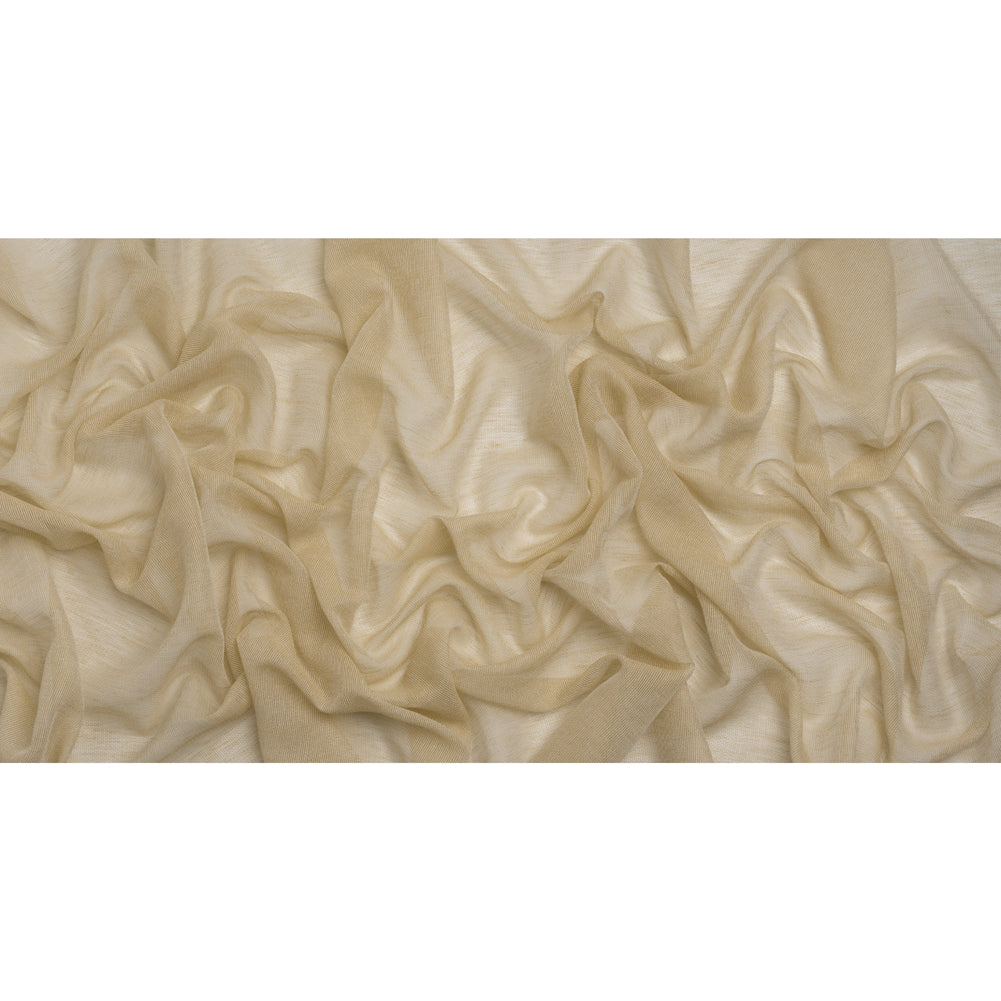 Mesh Drapery Sheers Fabric 118" - Sand - British Imported Full