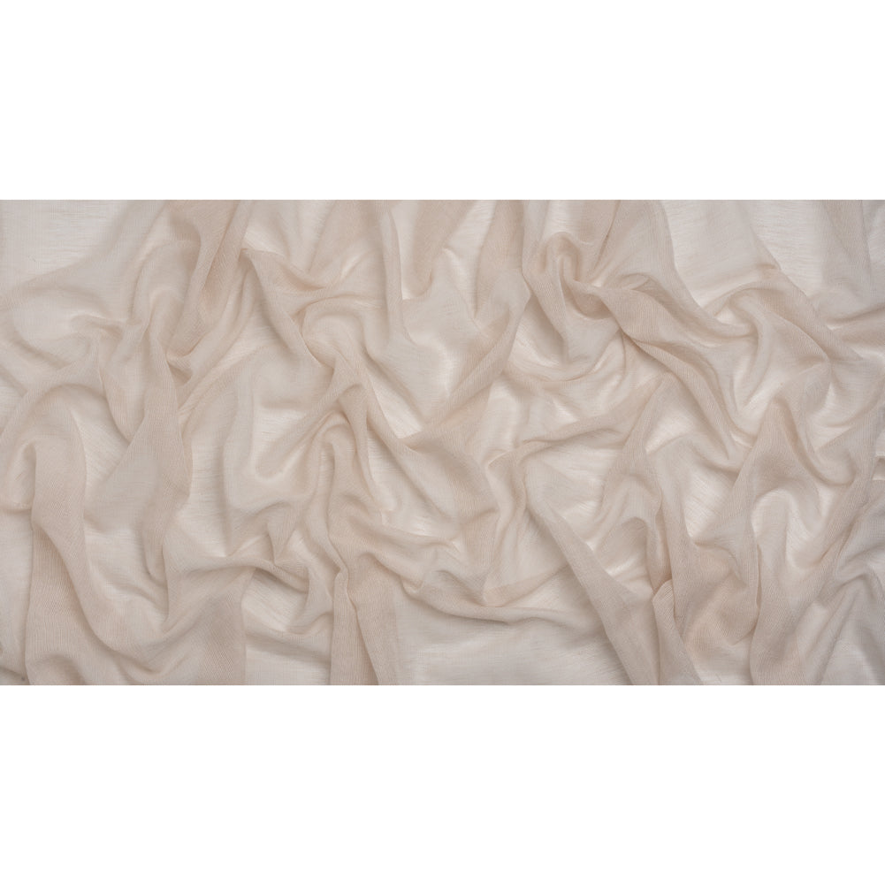 Mesh Drapery Sheers Fabric 118" - Shell - British Imported Full