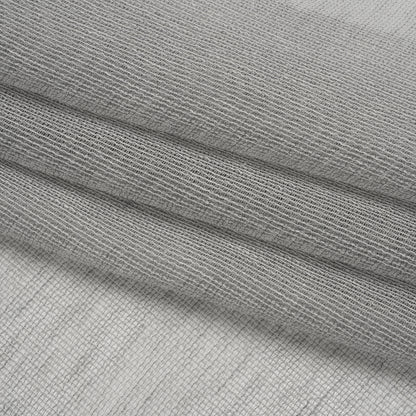 Mesh Drapery Sheers Fabric 118" - Slate - British Imported Folded