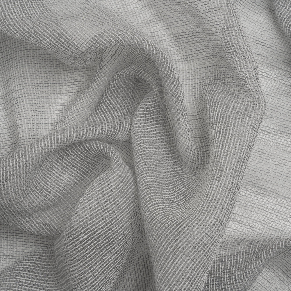 Mesh Drapery Sheers Fabric 118" - Slate - British Imported
