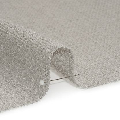 Boucle Burlap-Like Sheer Drapery Woven 118" - Pebble - British Imported Detail