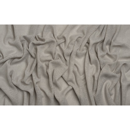 Boucle Burlap-Like Sheer Drapery Woven 118" - Pebble - British Imported Full