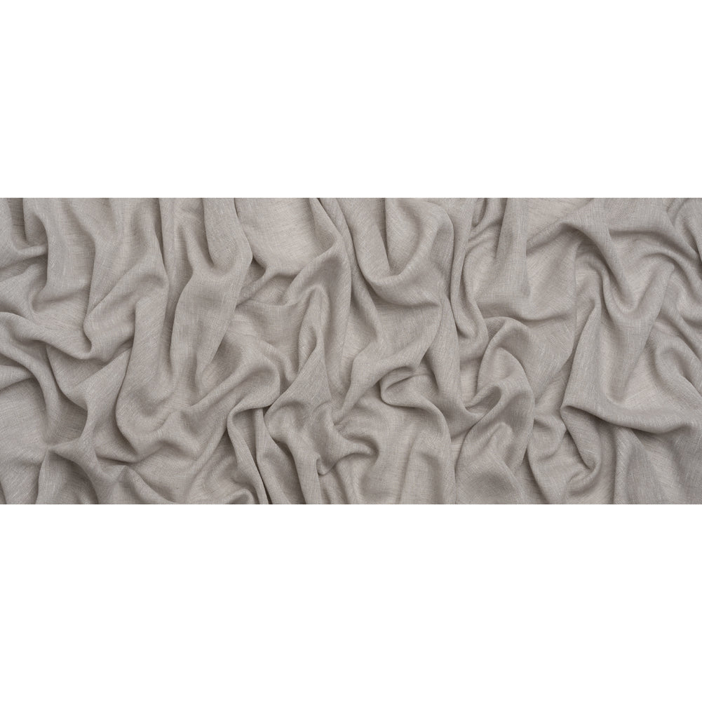 Slubbed Gauzy Drapery Sheer Fabric 118" - Pebble - British Imported Full