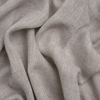 Slubbed Gauzy Drapery Sheer Fabric 118" - Pebble - British Imported