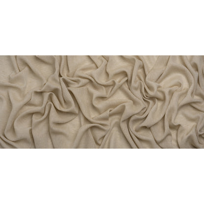 Slubbed Gauzy Drapery Sheer Fabric 118" - Sand - British Imported Full