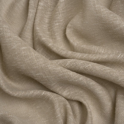 Slubbed Open Weave Drapery Sheer Fabric 118" - Driftwood - British Imported