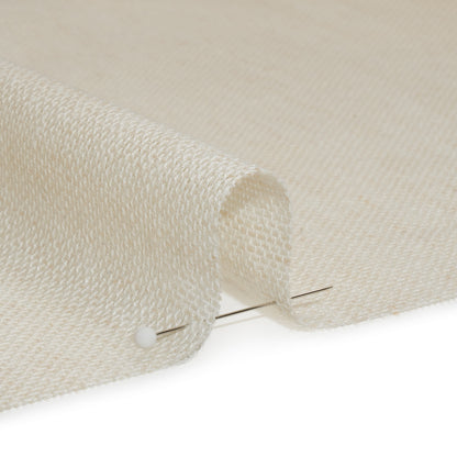 Slubbed Open Weave Drapery Sheer Fabric 118" - Linen - British Imported Detail
