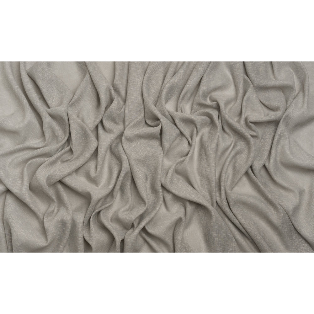 Slubbed Open Weave Drapery Sheer Fabric 118" - Pebble - British Imported Full