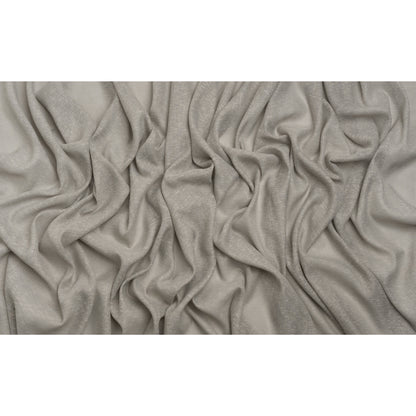 Slubbed Open Weave Drapery Sheer Fabric 118" - Pebble - British Imported Full