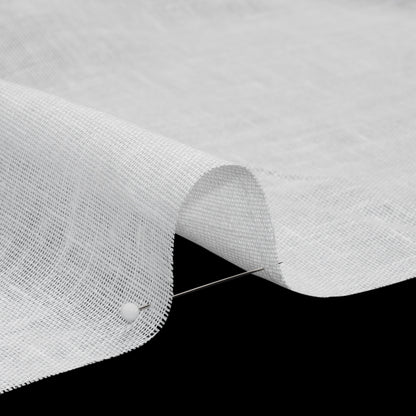 Recycled Polyester Soft Drapery Sheers Woven 118" - Ivory - British Imported Detail