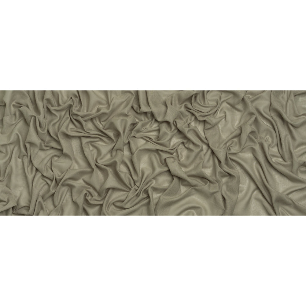 Recycled Polyester Soft Drapery Sheers Woven 118" - Olive - British Imported Full