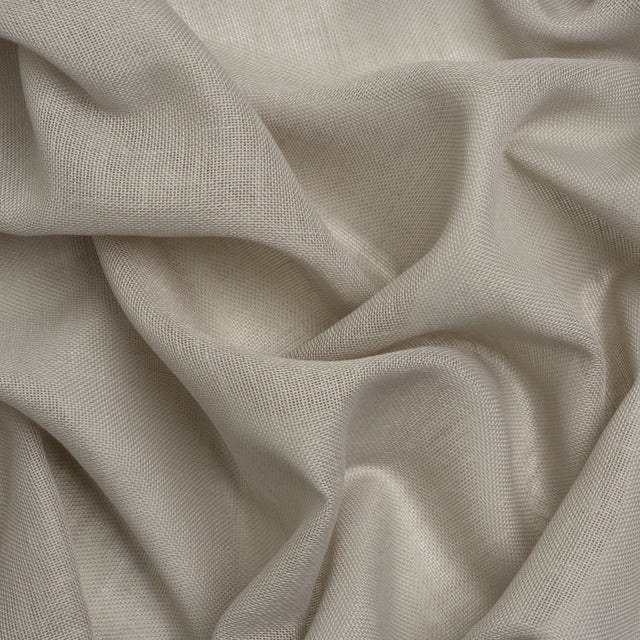 Recycled Polyester Soft Drapery Sheers Woven 118" - Pebble - British Imported