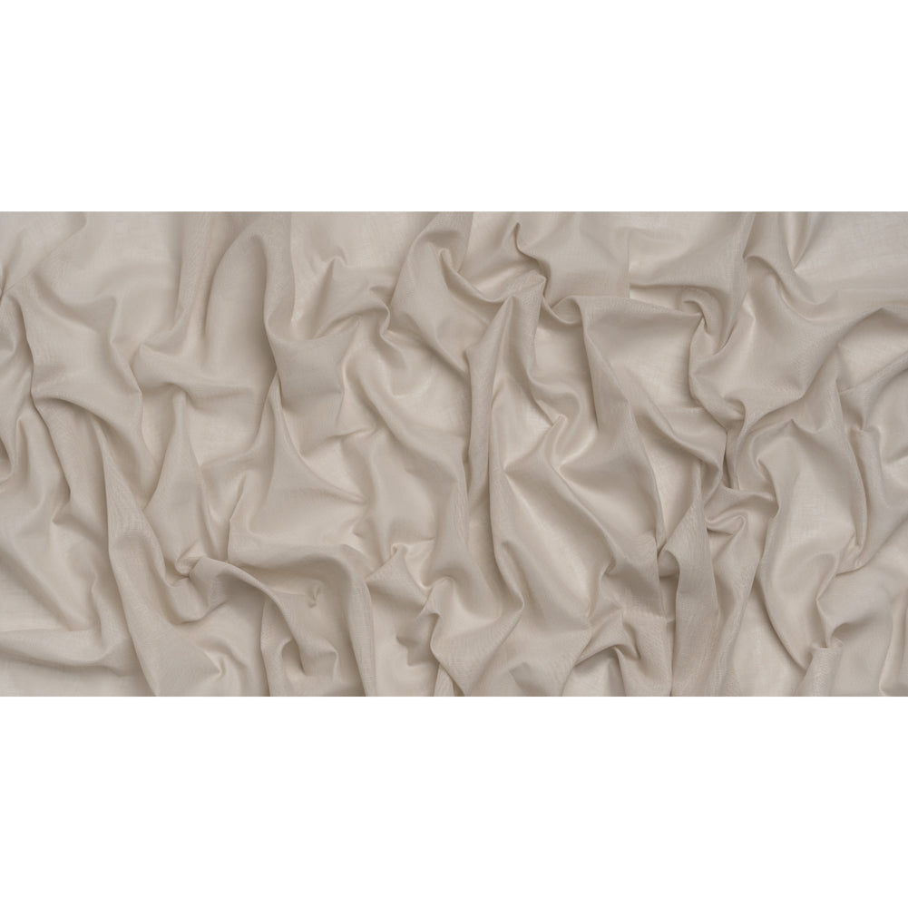 Recycled Polyester Soft Drapery Sheers Woven 118" - Putty - British Imported Full