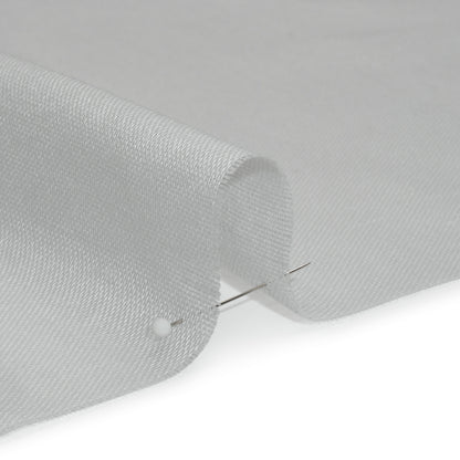 Recycled Polyester Soft Drapery Sheers Woven 118" - Silver - British Imported Detail