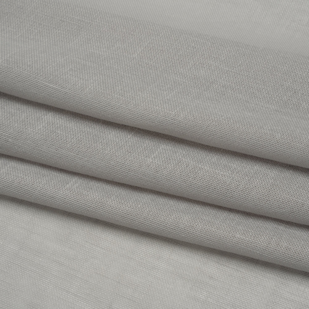 Recycled Polyester Soft Drapery Sheers Woven 118" - Slate - British Imported Folded