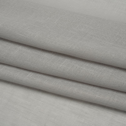 Recycled Polyester Soft Drapery Sheers Woven 118" - Slate - British Imported Folded