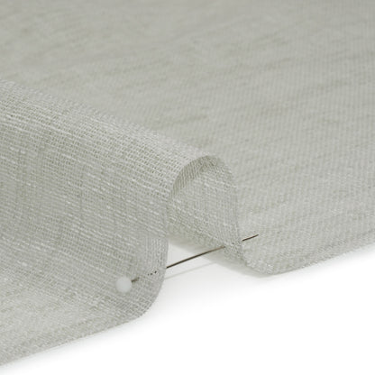 Linen Look Recycled Polyester Drapery Sheers Woven 118" - Aloe - British Imported Detail