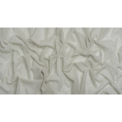 Linen Look Recycled Polyester Drapery Sheers Woven 118" - Aloe - British Imported Full