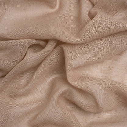 Gauzy Linen Blend Drapery Sheers Woven 118" - Quartz - British Imported