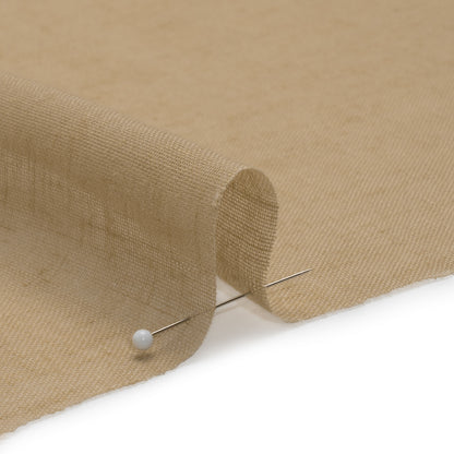 Gauzy Linen Blend Drapery Sheers Woven 118" - Sand - British Imported Detail