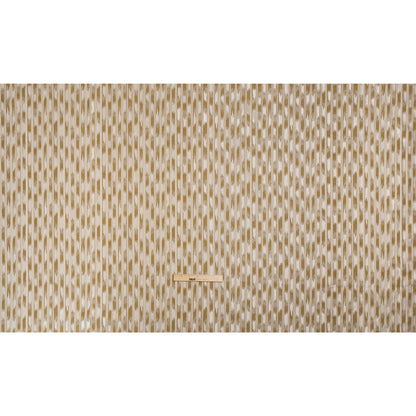 Recycled Polyester Drapery Jacquard - Ochre Streaking Stripes - British Imported Full