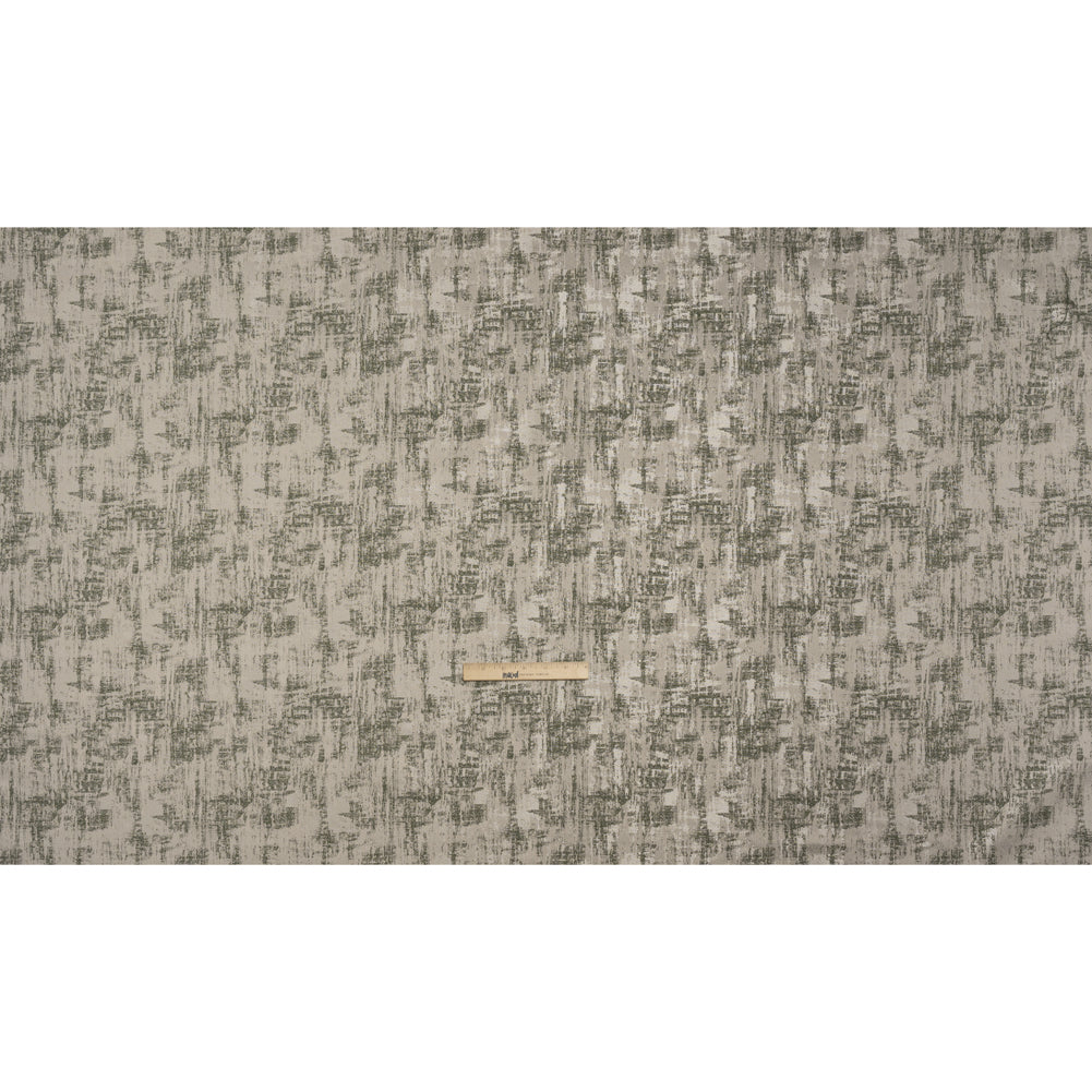 Recycled Polyester Drapery Jacquard - Forest Abstract Strokes - British Imported Full