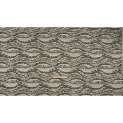 Recycled Polyester Jacquard - Forest Landscape Spots - British Imported Full