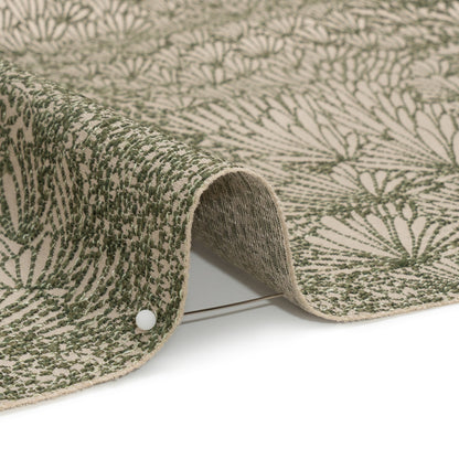 Recycled Polyester Jacquard - Forest Lush Garden - British Imported Detail
