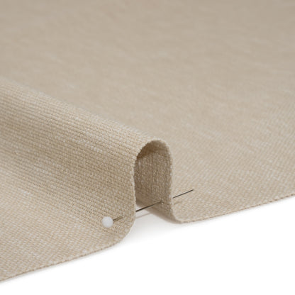 Linen Look Recycled Polyester and Cotton Woven - Putty - British Imported