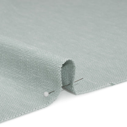 Linen Look Recycled Polyester and Cotton Woven - Seafoam - British Imported