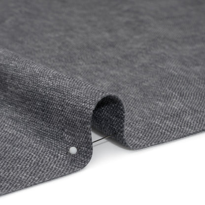 Linen Look Recycled Polyester and Cotton Woven - Slate - British Imported