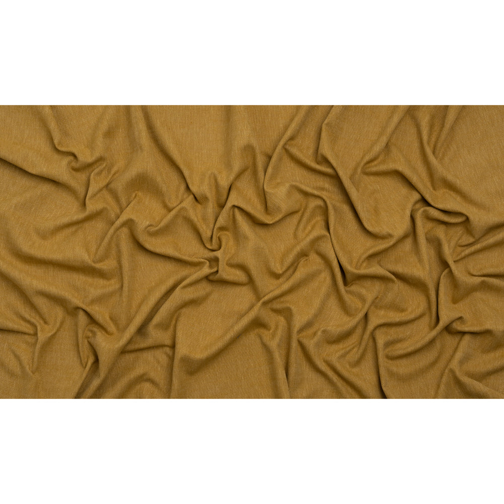 Linen Look Recycled Polyester and Cotton Woven - Tumeric - British Imported - Full