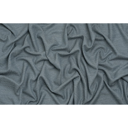 Textured Recycled Polyester Woven - Chambray Boucle Stripes - British Imported