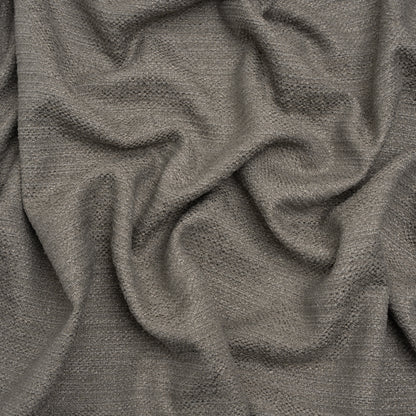 Textured Recycled Polyester Woven - Granite Boucle Stripes - British Imported