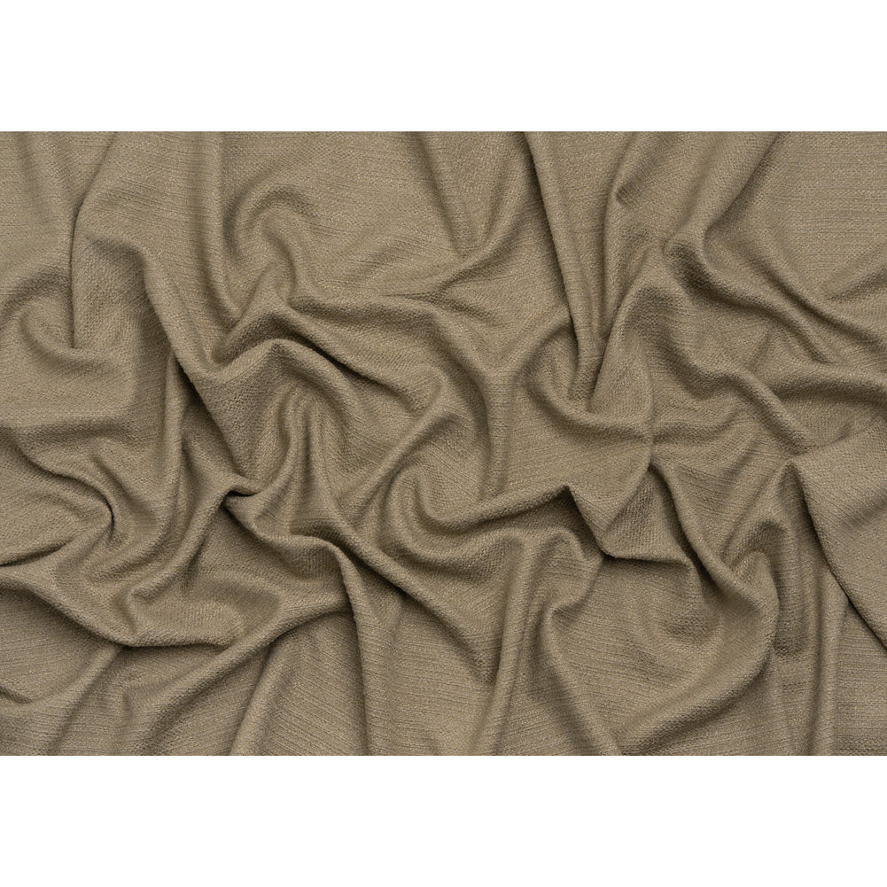 Textured Recycled Polyester Woven - Hemp Boucle Stripes - British Imported
