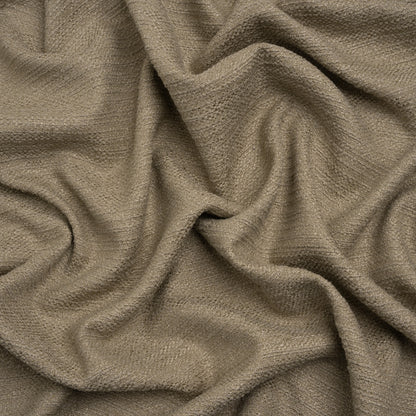 Textured Recycled Polyester Woven - Hemp Boucle Stripes - British Imported
