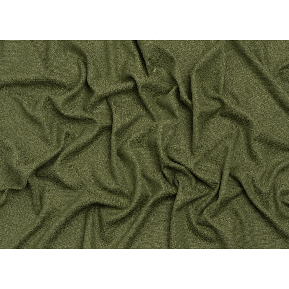 Textured Recycled Polyester Woven - Ivy Boucle Stripes - British Imported