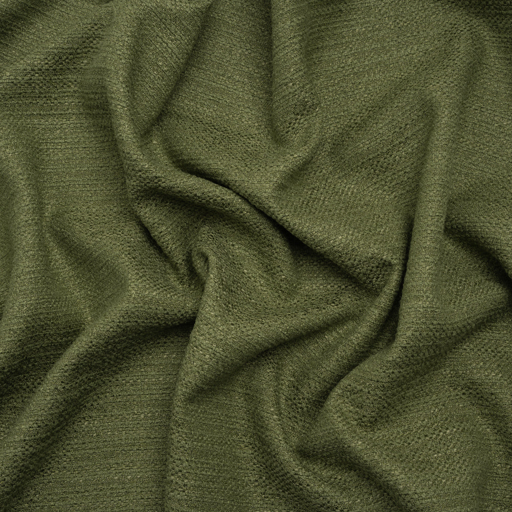 Textured Recycled Polyester Woven - Ivy Boucle Stripes - British Imported